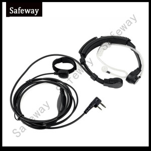 Walkie Talkie Throat Mic with Extendable Neckband